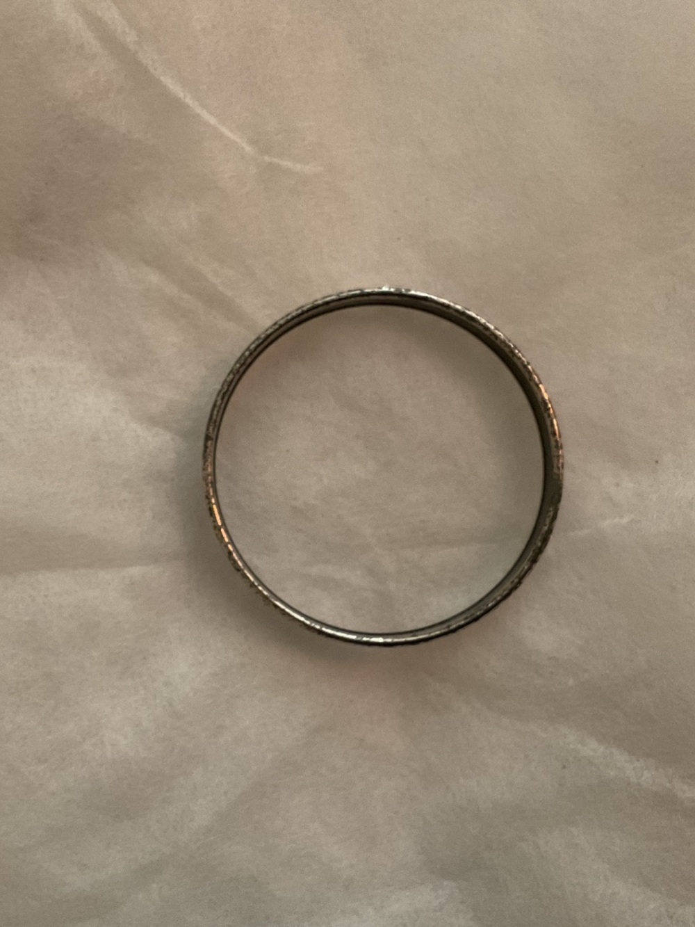 Authentic Vintage Hermès Paris Austria Orange Enamel Medallion L Bangle Bracelet - Picture 9 of 11